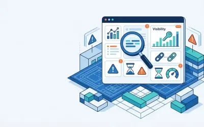 Analiza SEO grešaka na grafikonu web stranice