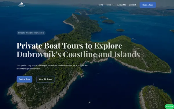 Boat Rentals Dubrovnik web stranica