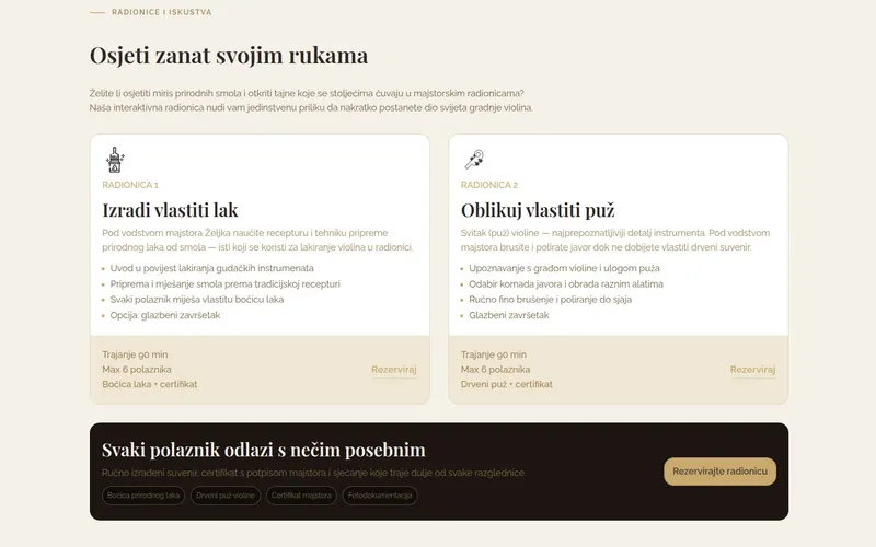 Music Family Ćatić radionice lutijerstva
