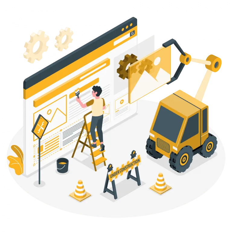 Vizualni prikaz usluge: Održavanje i podrška web stranica | N&S Web Architects